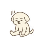 がんばらない犬の日常（個別スタンプ：22）