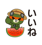 みきゃん 夏（個別スタンプ：4）