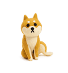 大人可愛い！柴犬の日常会話[でか文字]3D（個別スタンプ：10）