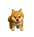 大人可愛い！柴犬の日常会話[でか文字]3D（個別スタンプ：27）