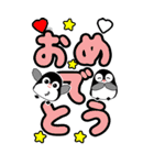 カラフルでか文字 ペンギン☆BIGスタンプ（個別スタンプ：38）