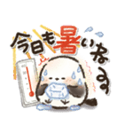 見やすい！夏に使える！シマエナガ❤️（個別スタンプ：11）