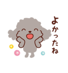 トイプードル色々_ごきげんな日々（個別スタンプ：35）