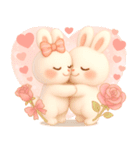 3D風❤️らぶうさ❤️ふんわりらぶらぶ❤️（個別スタンプ：29）