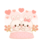 3D風❤️らぶうさ❤️ふんわりらぶらぶ❤️（個別スタンプ：32）