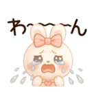3D風❤️らぶうさ❤️ふんわりらぶらぶ❤️（個別スタンプ：35）