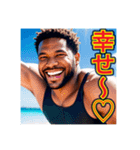 ※能天気な〜⁉︎♡ゲイの黒人♡（個別スタンプ：22）