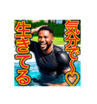 ※能天気な〜⁉︎♡ゲイの黒人♡（個別スタンプ：29）