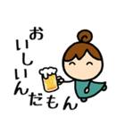 りこねえさんmini⑥お酒が好き（個別スタンプ：28）