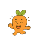 ジャンプするにんじんムードショー（個別スタンプ：15）