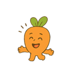 ジャンプするにんじんムードショー（個別スタンプ：16）