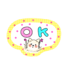 ポメのぽん太クンのハルハル BIG文字（個別スタンプ：1）