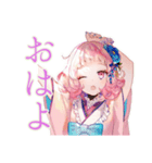 さくらちゃんの和ロリな夏♡（個別スタンプ：3）