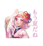 さくらちゃんの和ロリな夏♡（個別スタンプ：9）