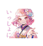 さくらちゃんの和ロリな夏♡（個別スタンプ：11）