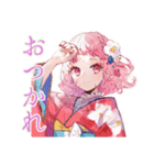 さくらちゃんの和ロリな夏♡（個別スタンプ：12）