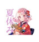 さくらちゃんの和ロリな夏♡（個別スタンプ：27）