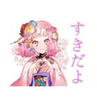 さくらちゃんの和ロリな夏♡（個別スタンプ：34）