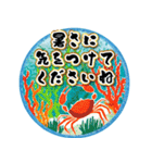 【飛び出す】夏の敬語♡暑中見舞い（個別スタンプ：4）