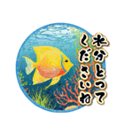 【飛び出す】夏の敬語♡暑中見舞い（個別スタンプ：7）