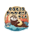 【飛び出す】夏の敬語♡暑中見舞い（個別スタンプ：20）