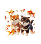 真夏の柴犬ブラザーズ︎︎☺︎（個別スタンプ：29）