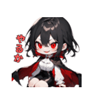 こわカワ♡ドラキュラお姉さん（個別スタンプ：6）