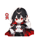 こわカワ♡ドラキュラお姉さん（個別スタンプ：14）