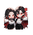 こわカワ♡ドラキュラお姉さん（個別スタンプ：15）