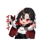 こわカワ♡ドラキュラお姉さん（個別スタンプ：18）