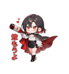 こわカワ♡ドラキュラお姉さん（個別スタンプ：32）