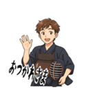 剣道 男子 部活 スポーツ 面白い (小)（個別スタンプ：15）