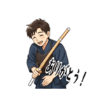 剣道 男子 部活 スポーツ 面白い (小)（個別スタンプ：21）
