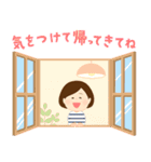 大人女子の家族連絡（個別スタンプ：2）