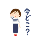 大人女子の家族連絡（個別スタンプ：19）