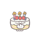 なでなでしてほしいウサギ(ほんわか小さめ)（個別スタンプ：2）