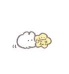 なでなでしてほしいウサギ(ほんわか小さめ)（個別スタンプ：9）