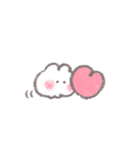 なでなでしてほしいウサギ(ほんわか小さめ)（個別スタンプ：10）