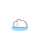 なでなでしてほしいウサギ(ほんわか小さめ)（個別スタンプ：15）