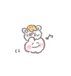 なでなでしてほしいウサギ(ほんわか小さめ)（個別スタンプ：40）