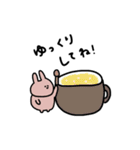うさぎだけ。暑い夏。（個別スタンプ：29）
