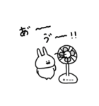 うさぎだけ。暑い夏。（個別スタンプ：30）
