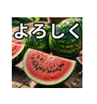 毎日送れる夏の食べ物スタンプ（個別スタンプ：5）