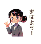 仕事女子のリモート会議あるある♡（個別スタンプ：2）
