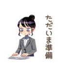 仕事女子のリモート会議あるある♡（個別スタンプ：10）