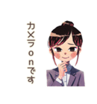 仕事女子のリモート会議あるある♡（個別スタンプ：13）