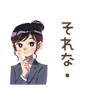 仕事女子のリモート会議あるある♡（個別スタンプ：16）