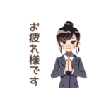 仕事女子のリモート会議あるある♡（個別スタンプ：22）