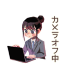 仕事女子のリモート会議あるある♡（個別スタンプ：39）