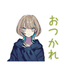 アーバン★クールな女子（個別スタンプ：3）